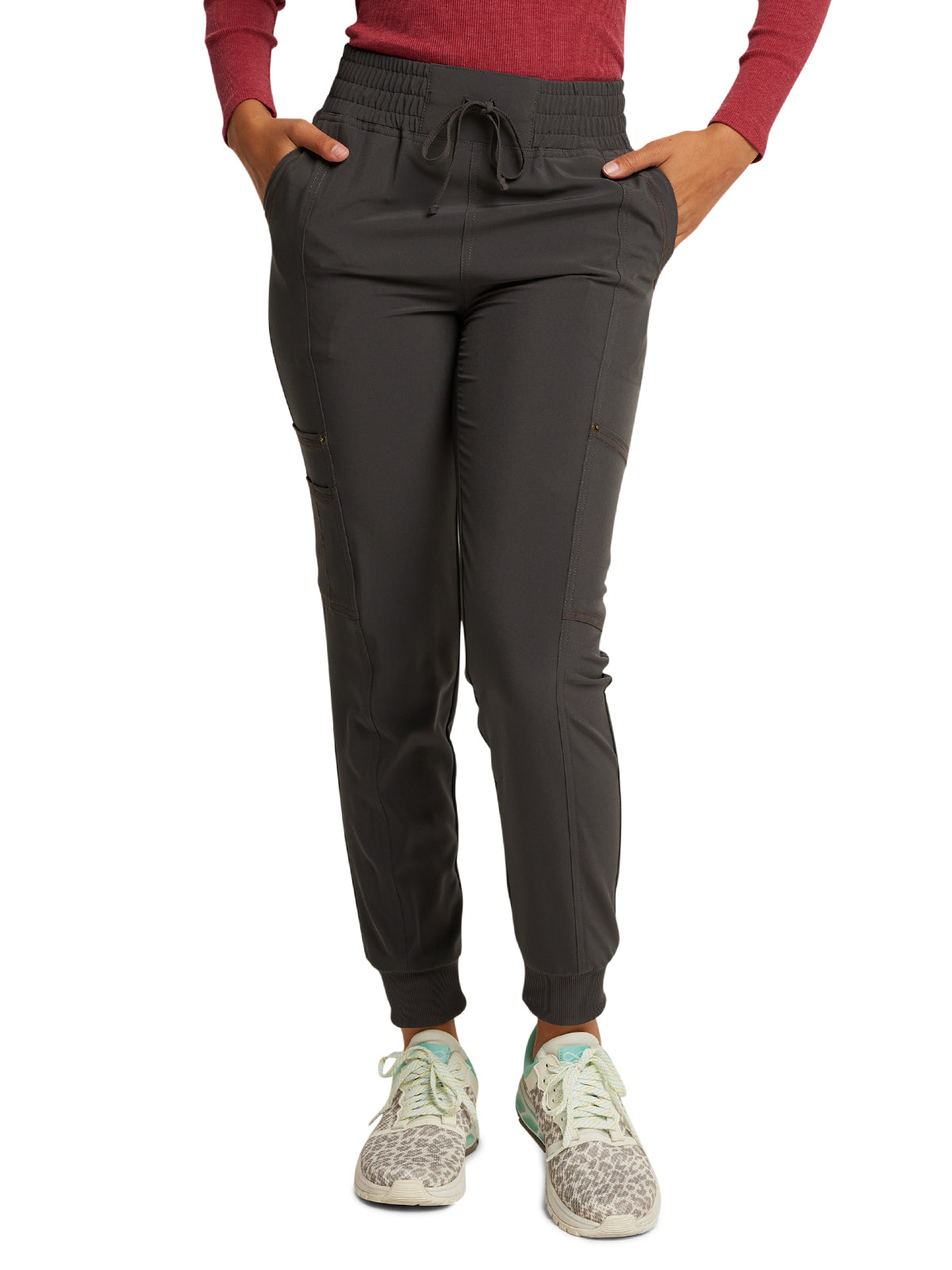 Women's 7-Pocket Mid Rise Jogger Pant