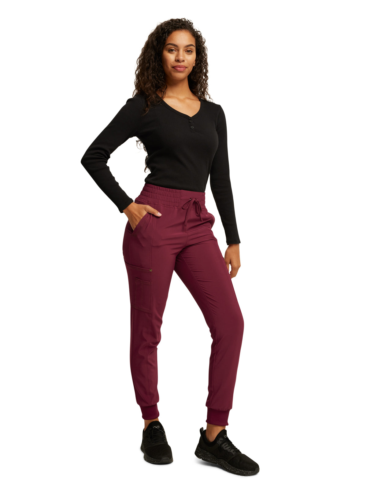 Women's 7-Pocket Mid Rise Jogger Pant