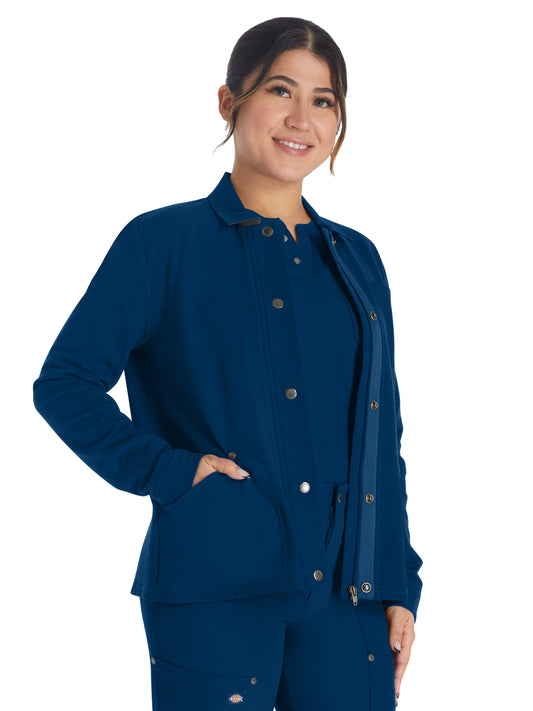 Women's 3-Pocket Zip Front Fleece Jacket