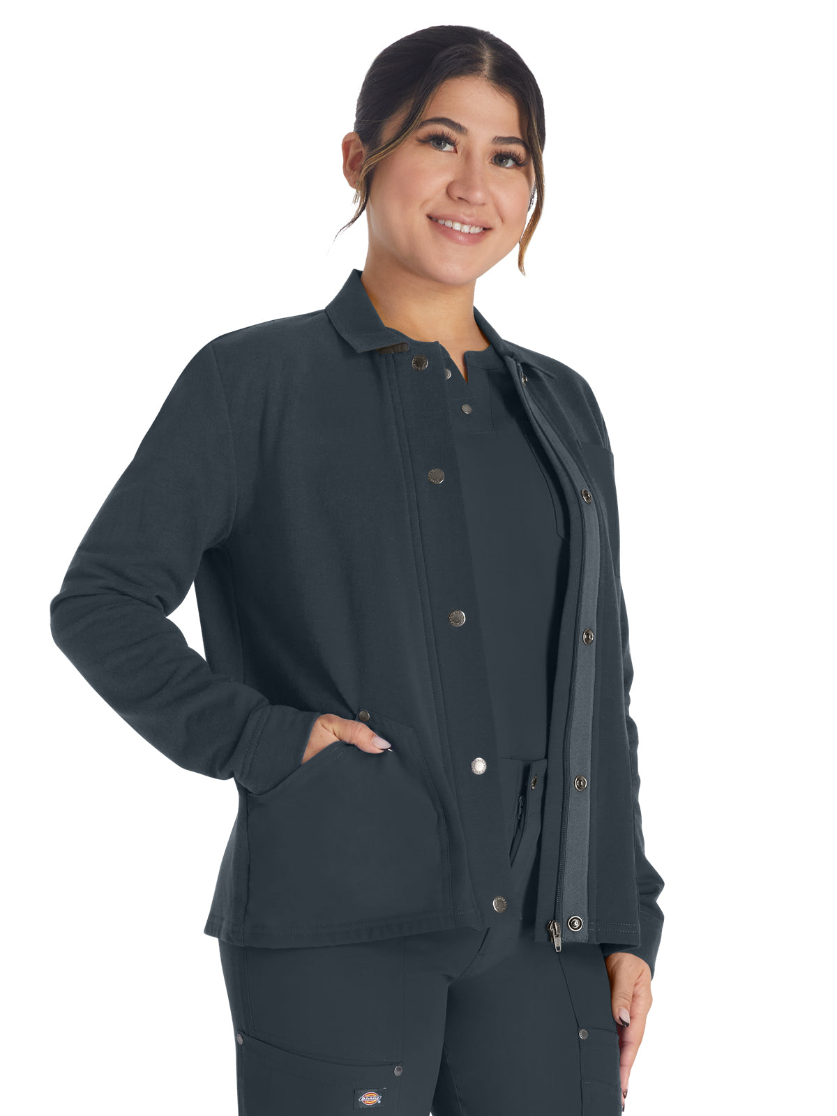 Women's 3-Pocket Zip Front Fleece Jacket