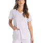 Women's 2-Pocket Contemporary V-Neck Scrub Top