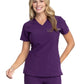 Women's 2-Pocket Contemporary V-Neck Scrub Top