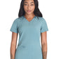 Women's 2-Pocket Contemporary V-Neck Scrub Top