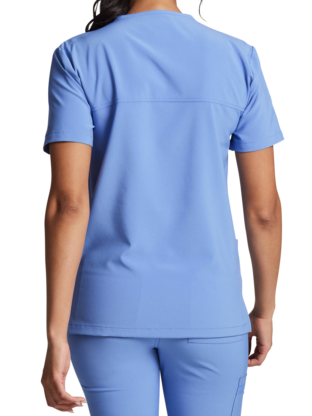 Unisex 2-Pocket V-Neck Scrub Top