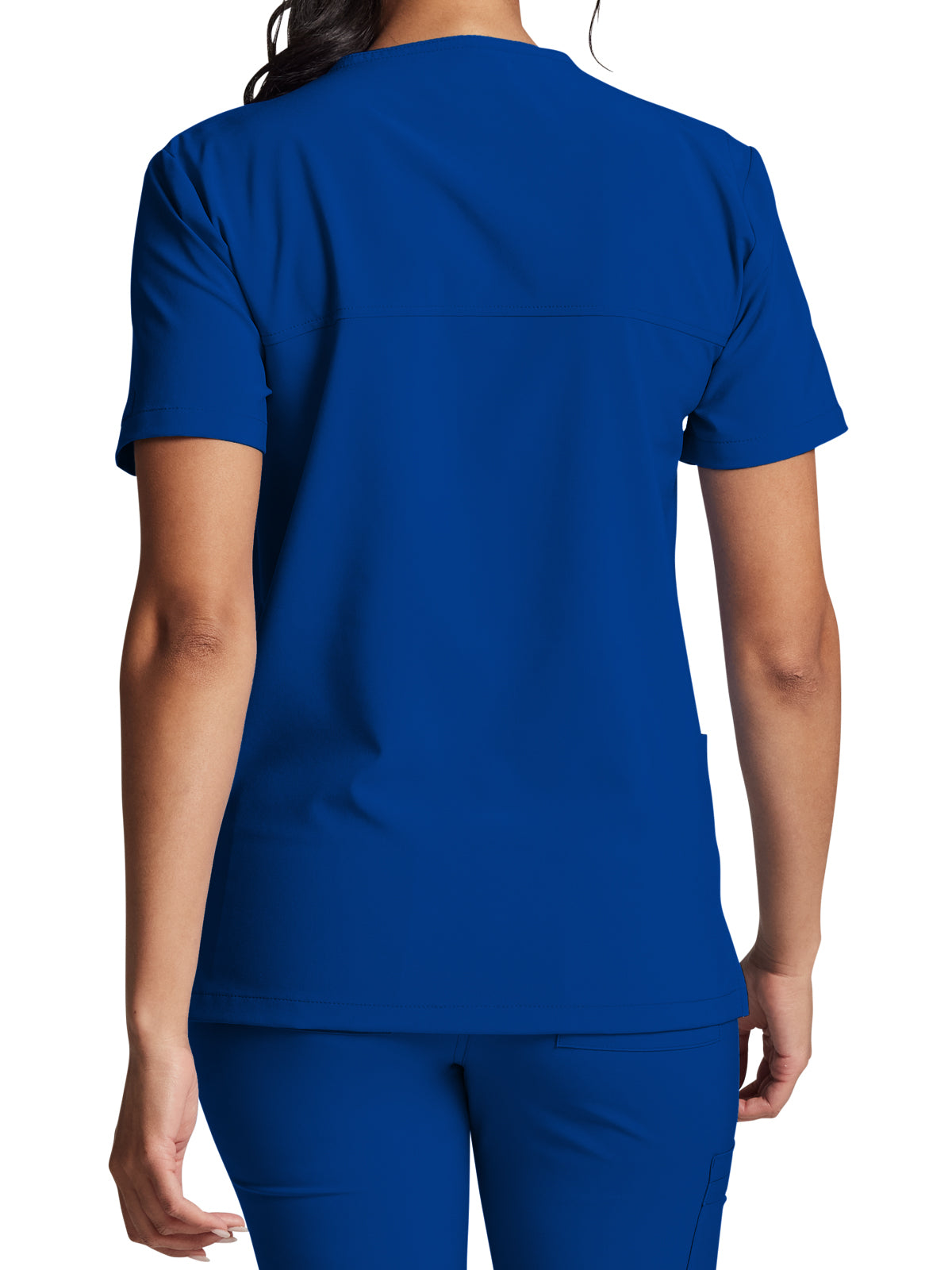 Unisex 2-Pocket V-Neck Scrub Top