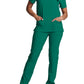 Unisex 2-Pocket V-Neck Scrub Top