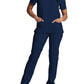 Unisex 2-Pocket V-Neck Scrub Top