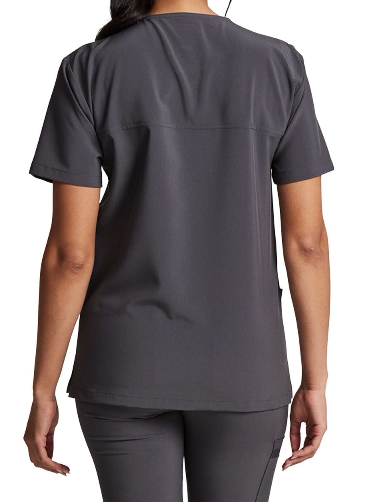 Unisex 2-Pocket V-Neck Scrub Top