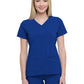 Women's 2-Pocket Contemporary Scrub Top