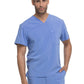 Men's 1-Pocket Tuckable V-Neck Scrub Top