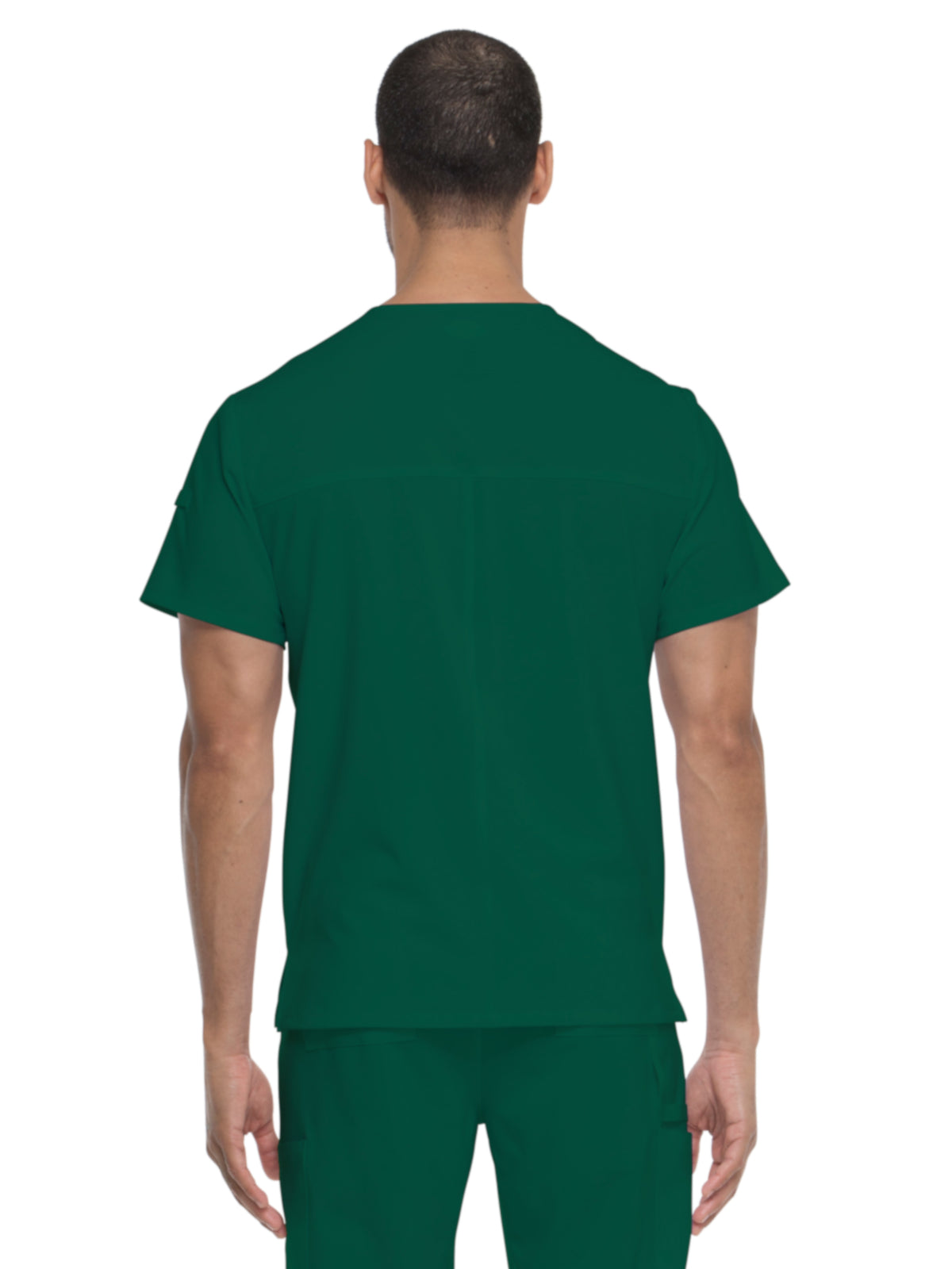 Men's 1-Pocket Tuckable V-Neck Scrub Top