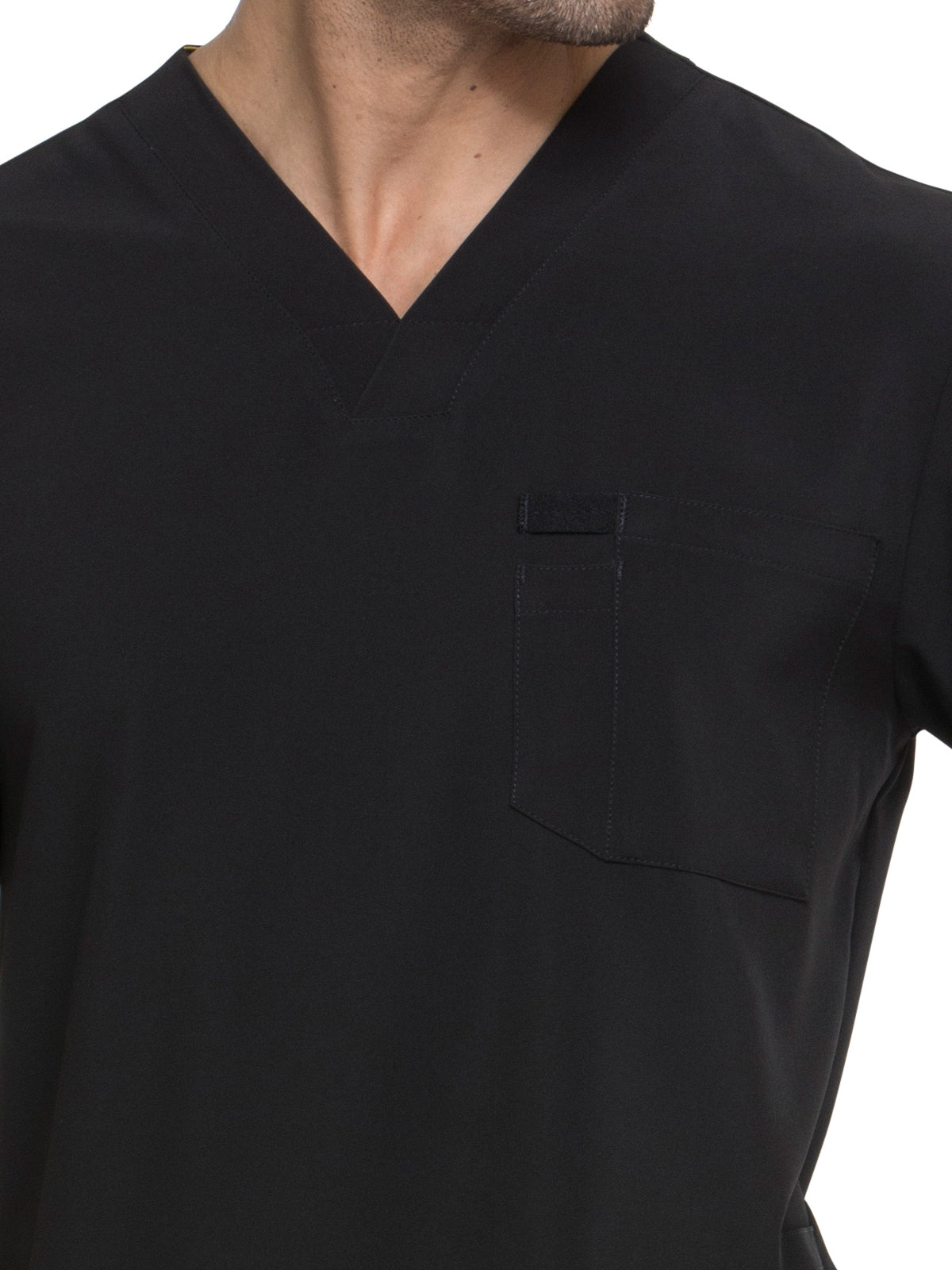 Men's Four-Pocket V-Neck Scrub Top