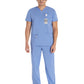 Men's 4-Pocket V-Neck Scrub Top