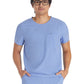 Men's 1-Pocket Round Neck Scrub Top