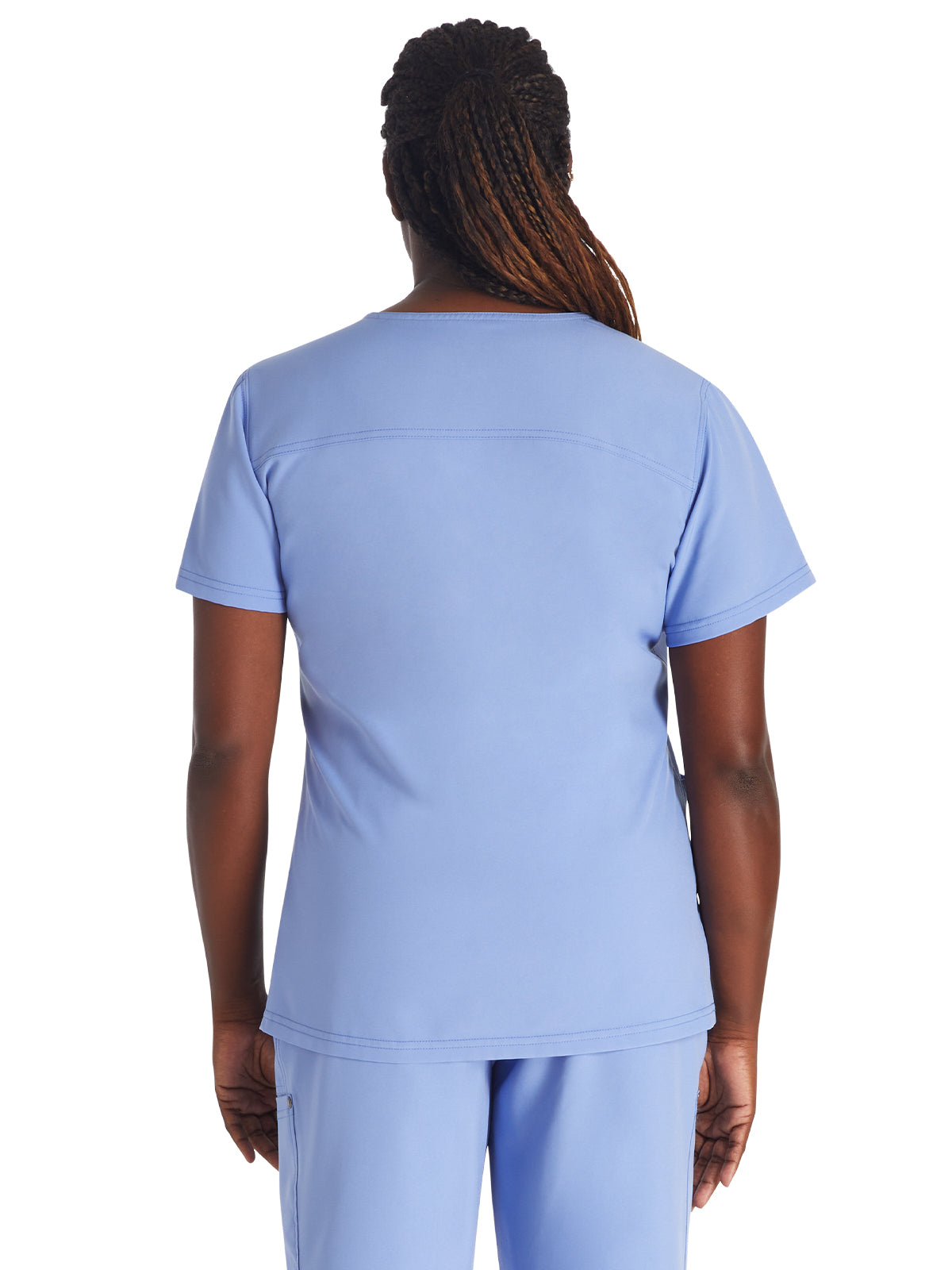 Women's 4-Pocket V-Neck Scrub Top