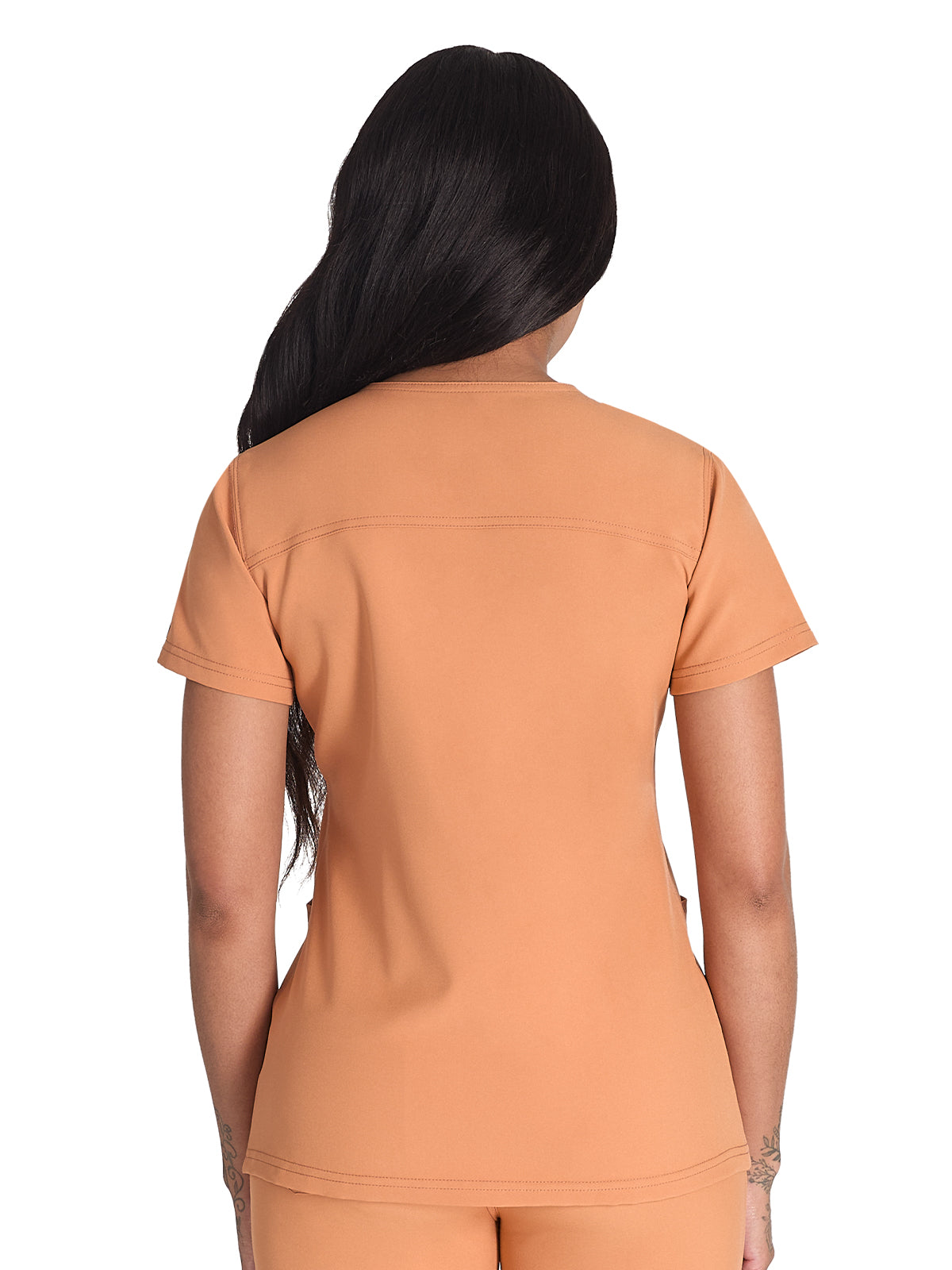 Women's 4-Pocket V-Neck Scrub Top