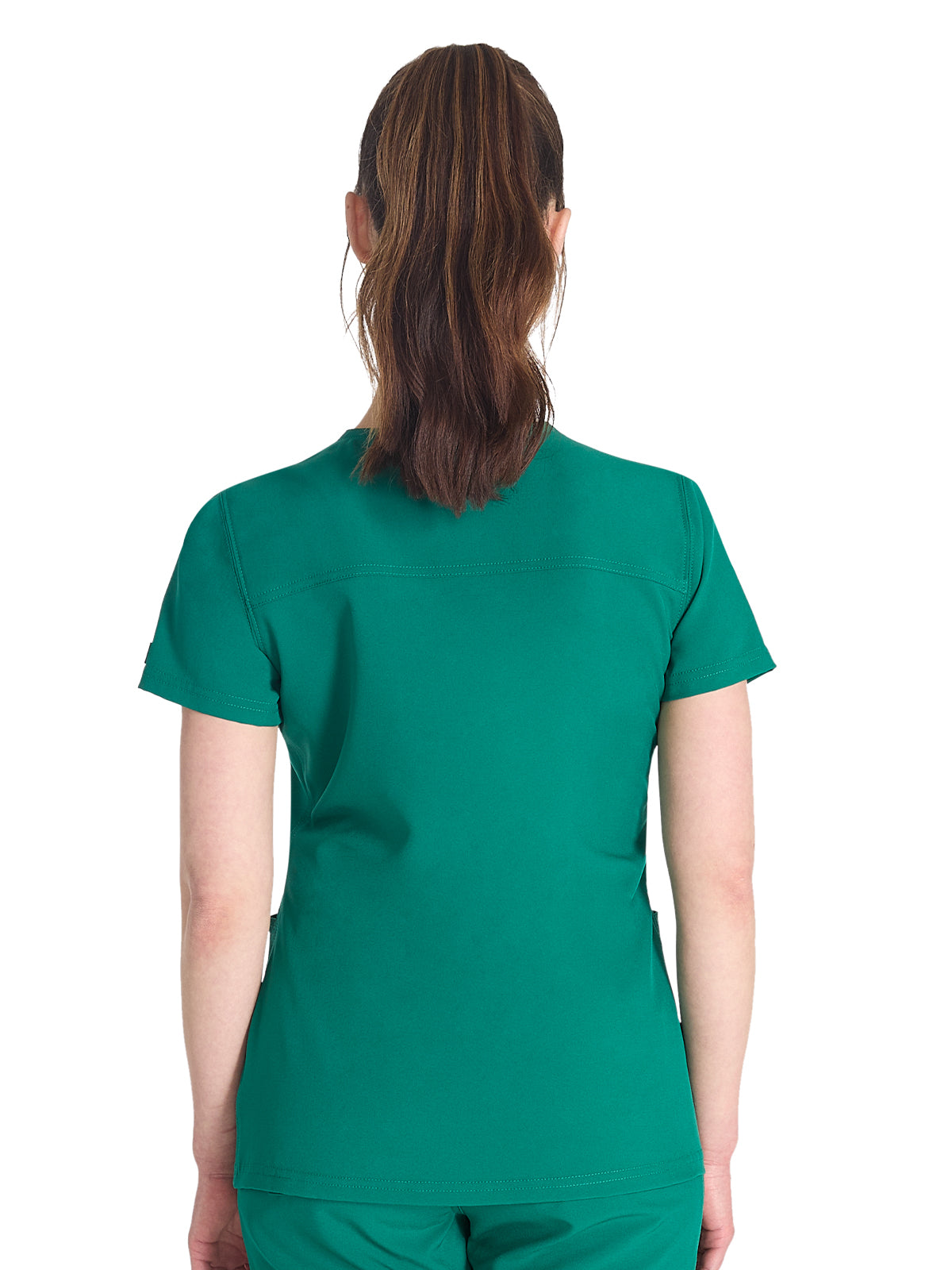 Women's 4-Pocket V-Neck Scrub Top