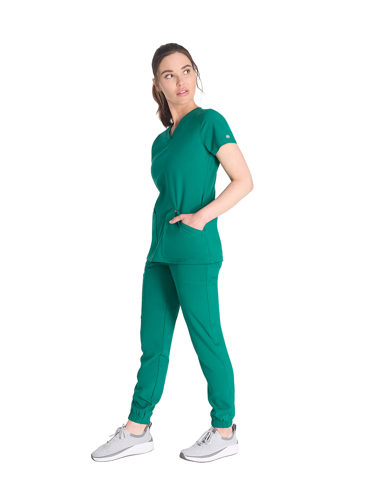 Women's 4-Pocket V-Neck Scrub Top