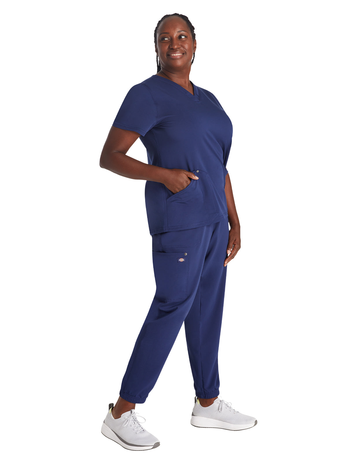 Women's 4-Pocket V-Neck Scrub Top