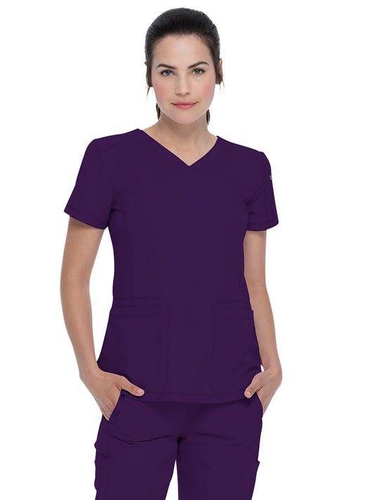 Women's 3-Pocket V-Neck Scrub Top