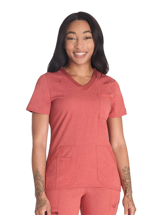 Women's 4-Pocket V-Neck Top