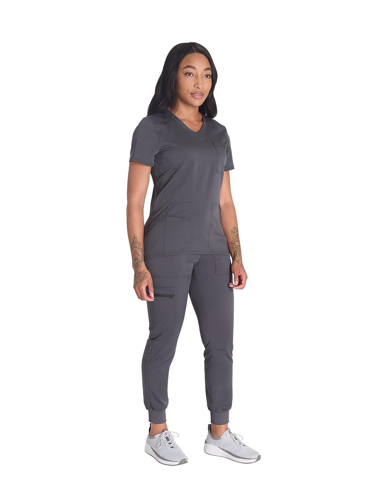 Women's 4-Pocket V-Neck Top