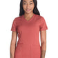 Women's 5-Pocket Rib Knit V-Neck Scrub Top