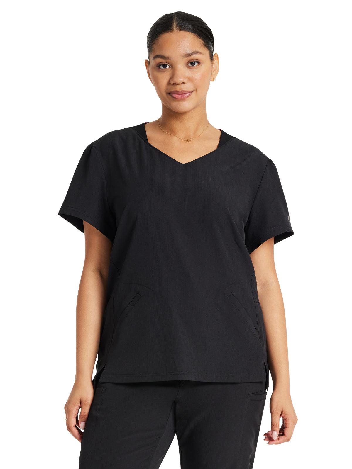 Women's 2-Pocket V-Neck Top