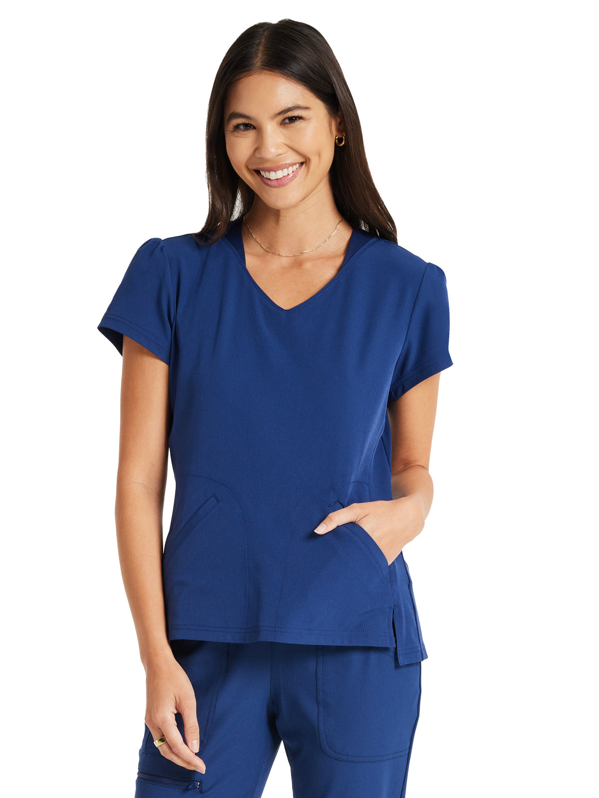 Women's 2-Pocket V-Neck Top