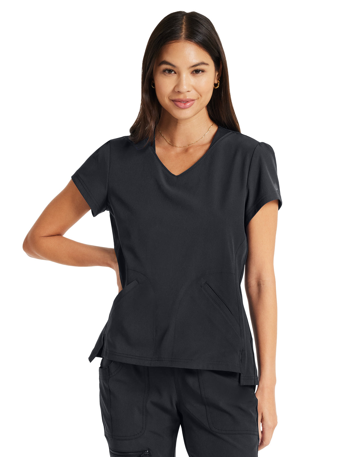 Women's 2-Pocket V-Neck Top