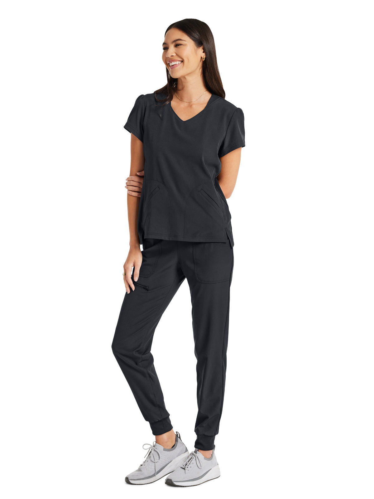 Women's 2-Pocket V-Neck Top