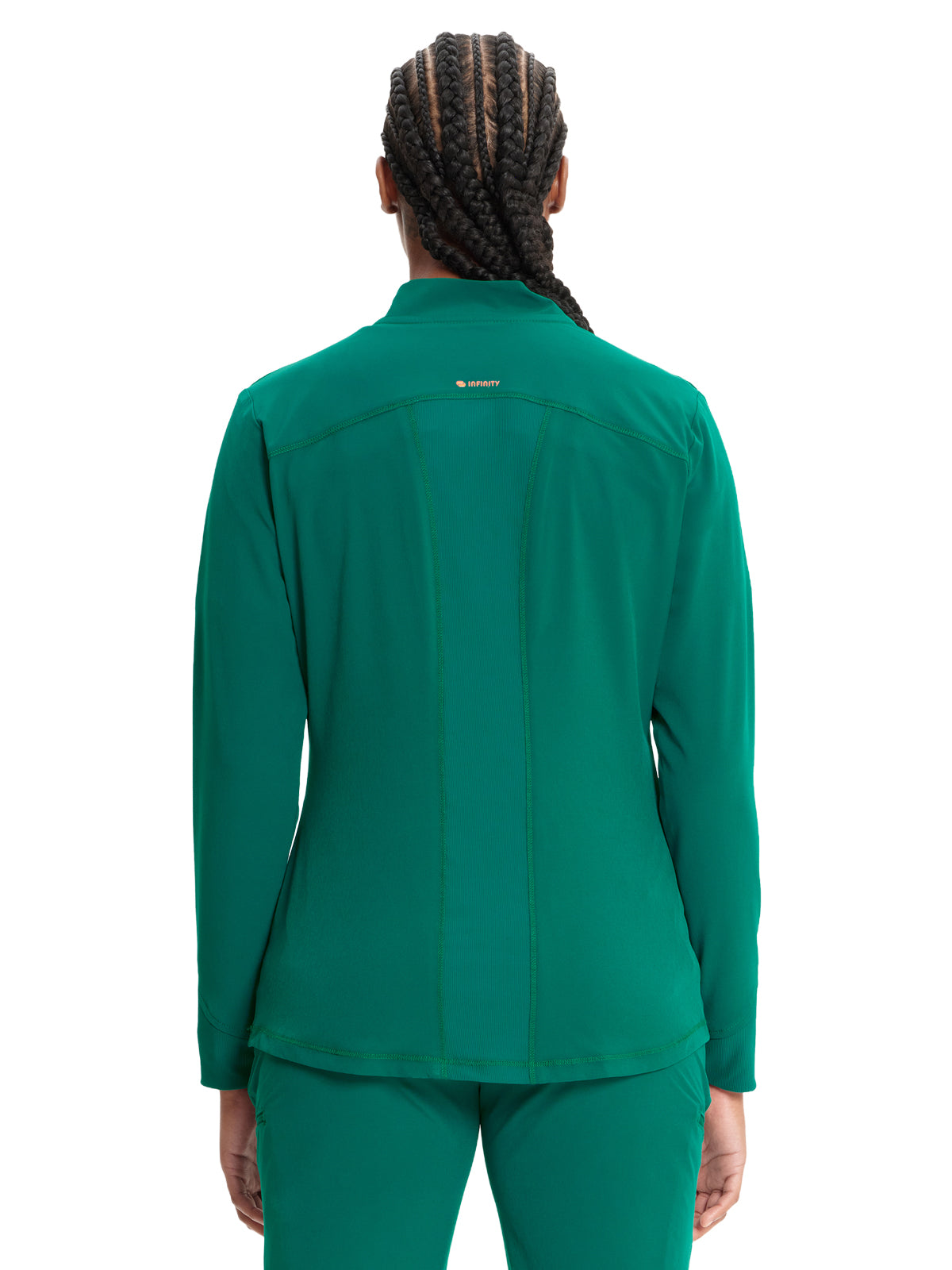 Women's Zip-Front Scrub Jacket