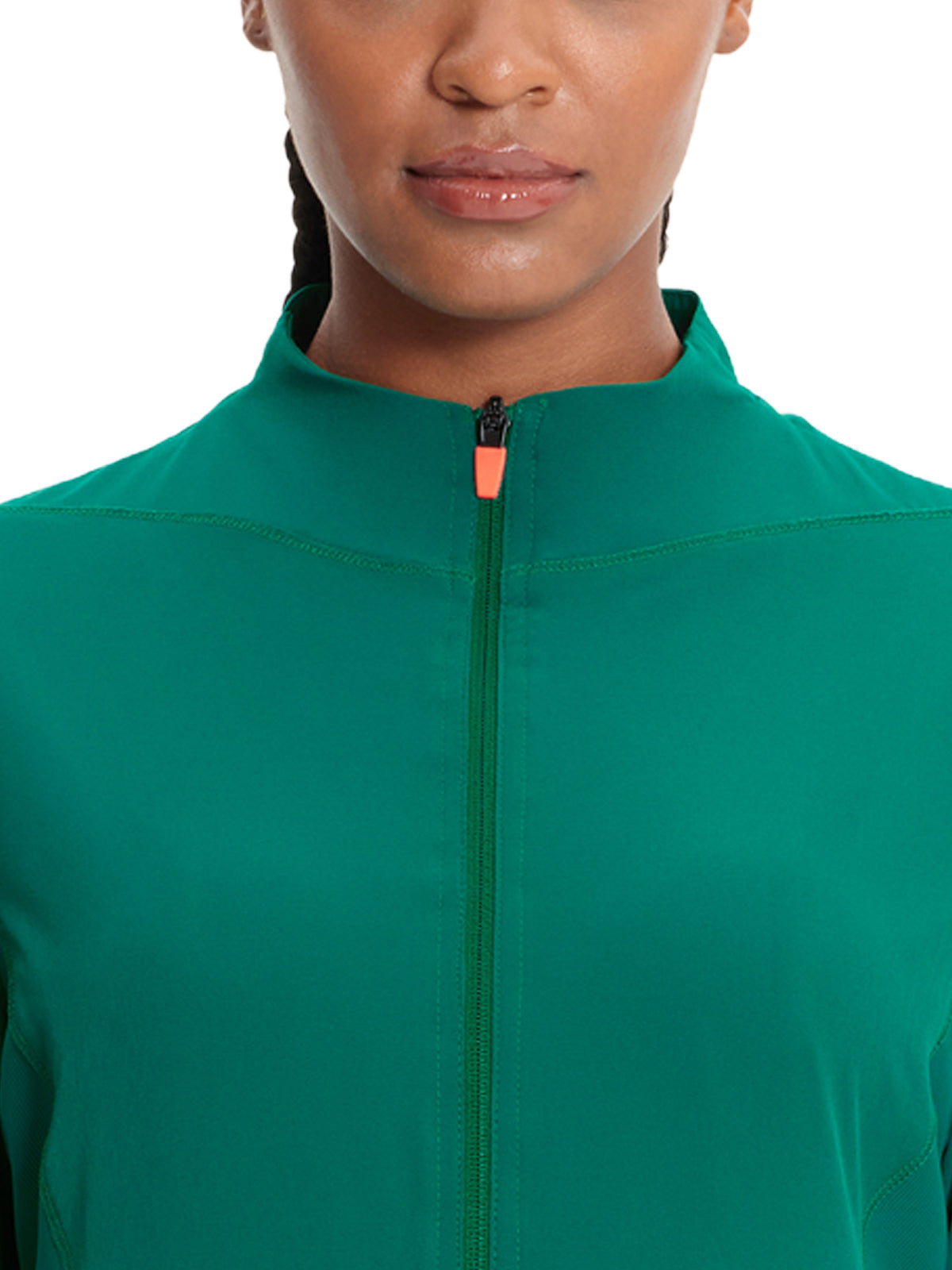 Women's Zip-Front Scrub Jacket