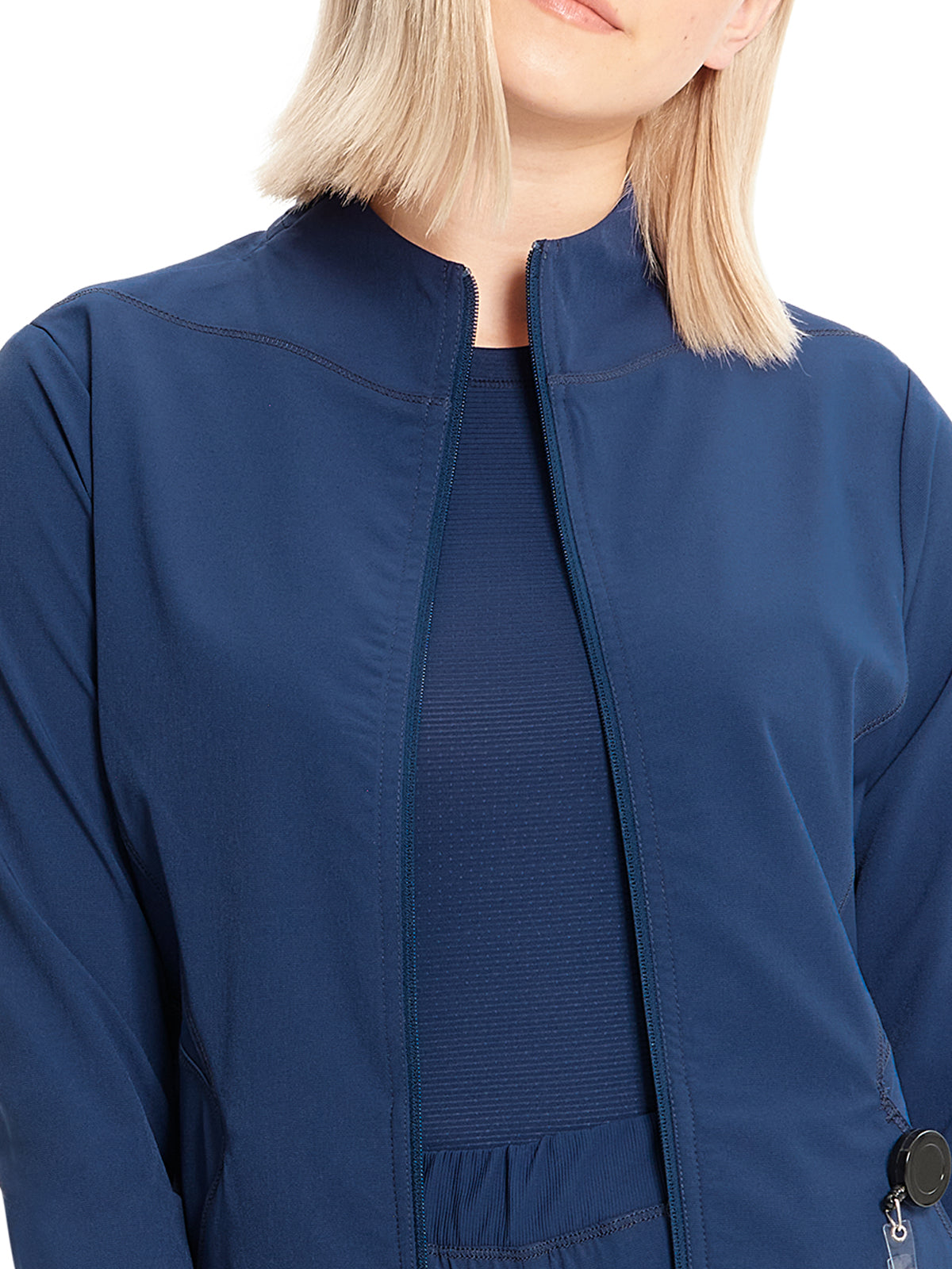 Women's Zip-Front Scrub Jacket