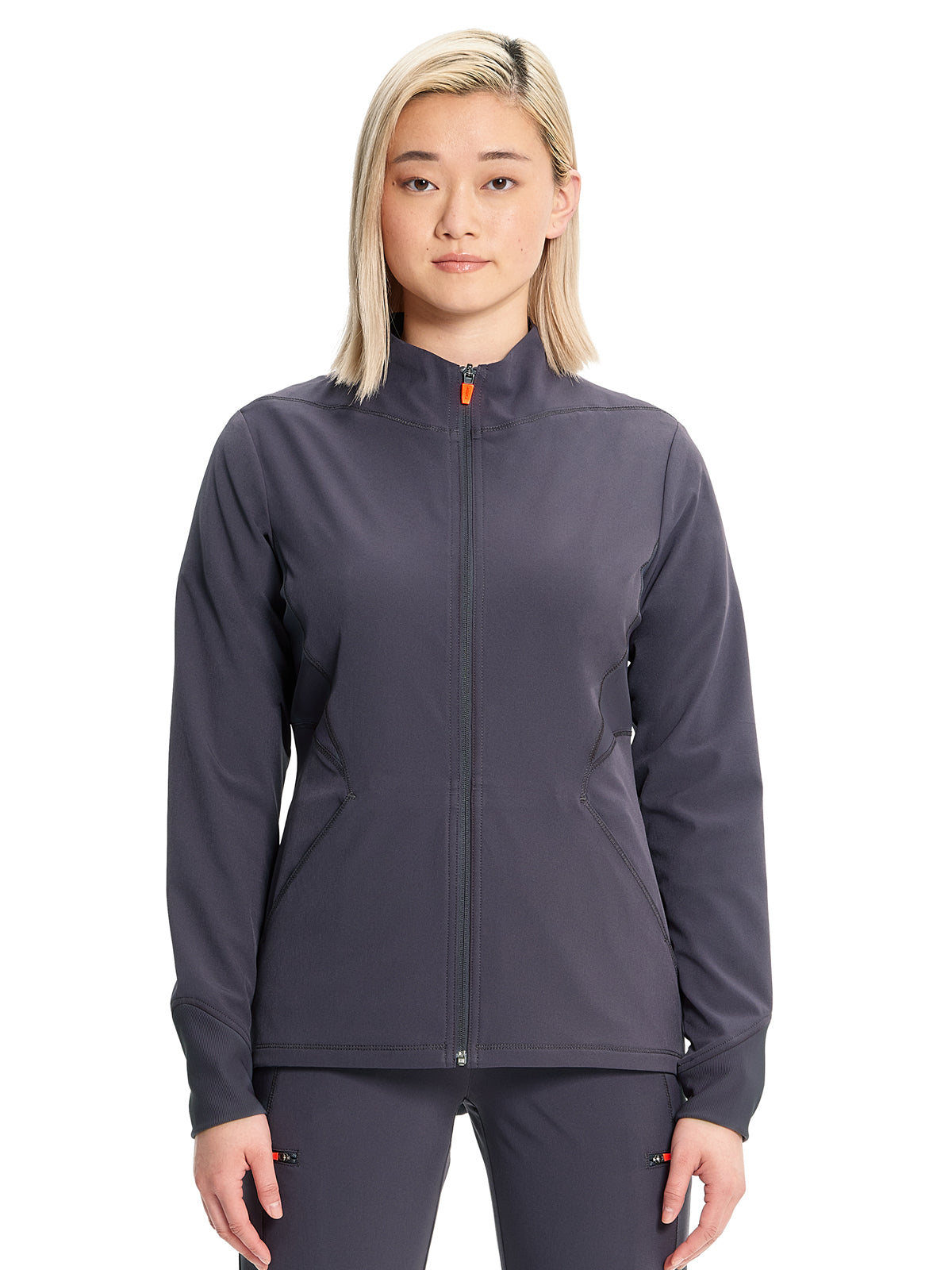 Women's Zip-Front Scrub Jacket