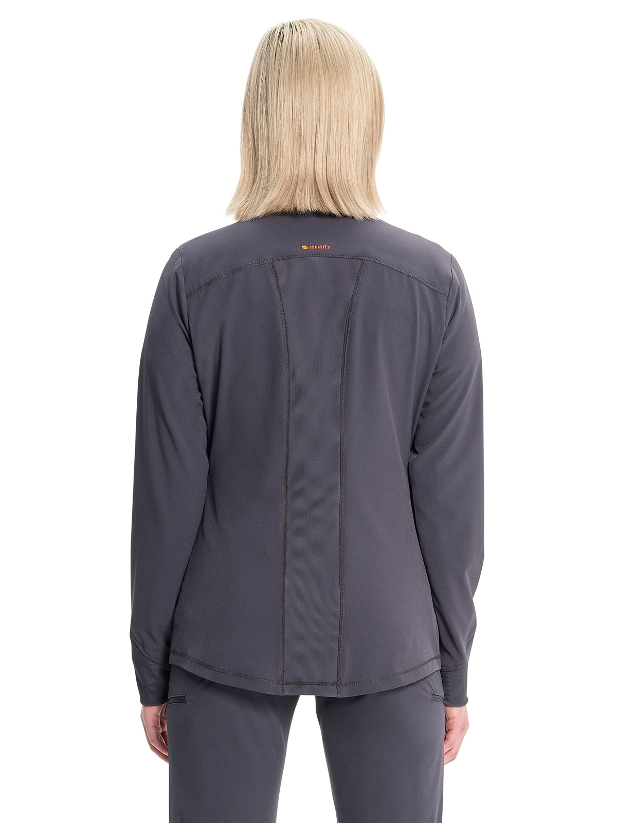 Women's Zip-Front Scrub Jacket