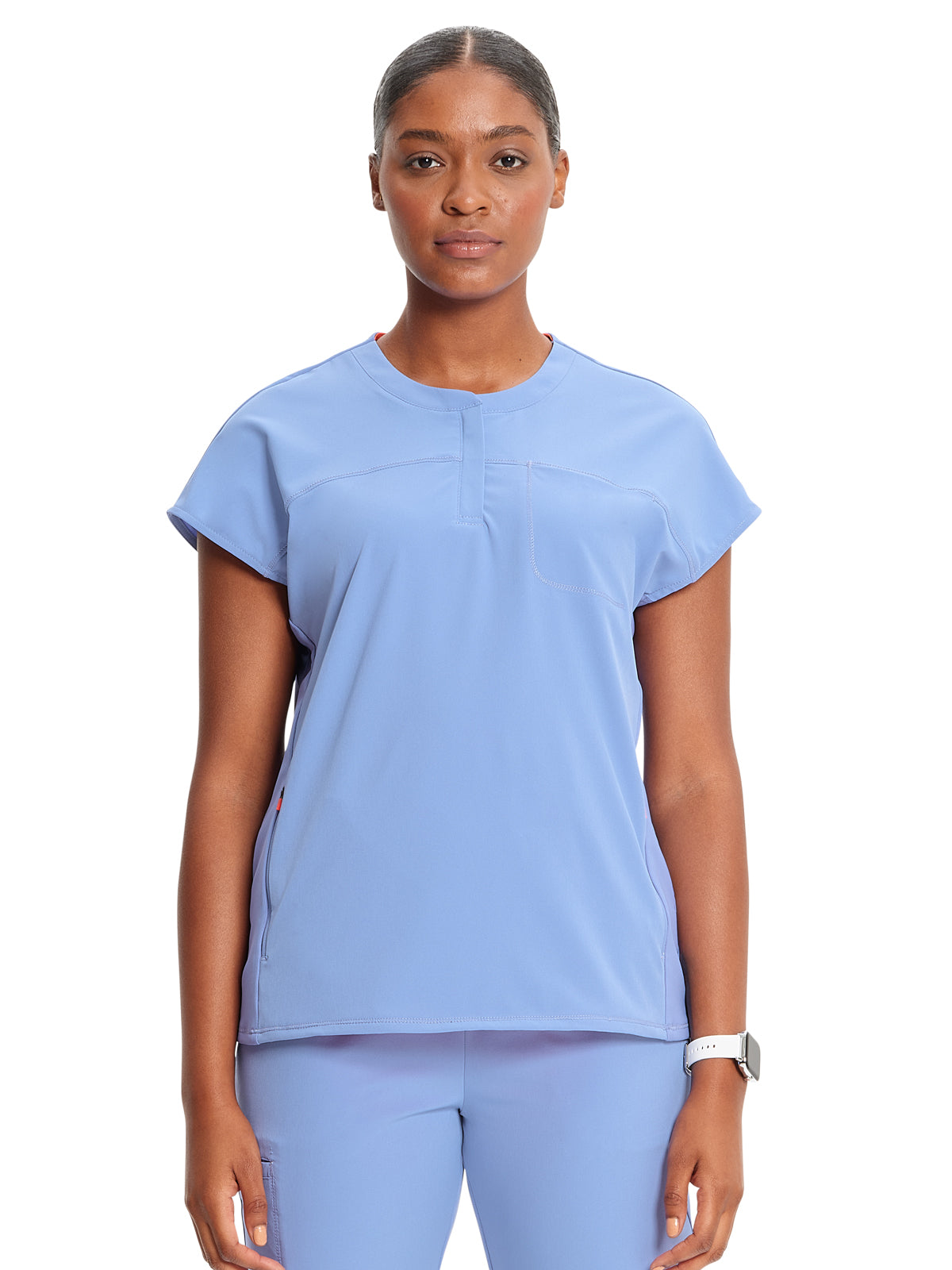 Women's Henley Scrub Top