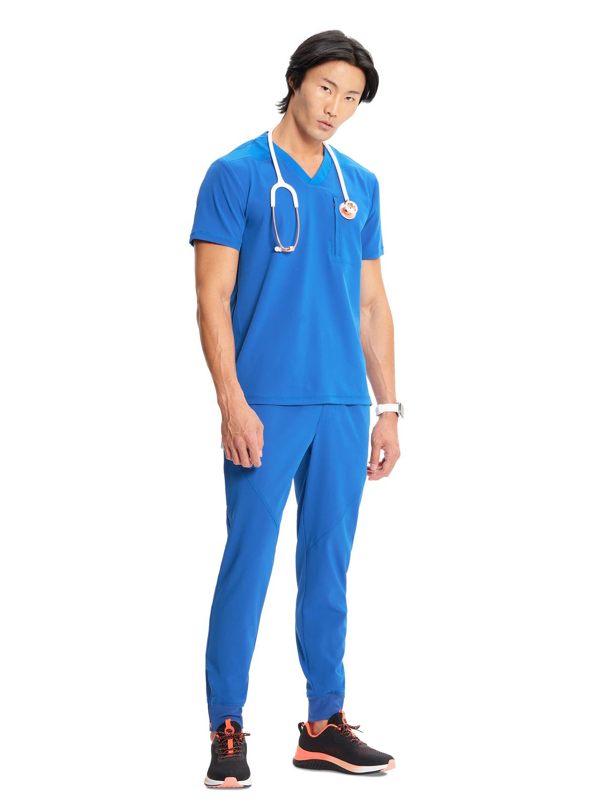 Men's V-Neck Scrub Top