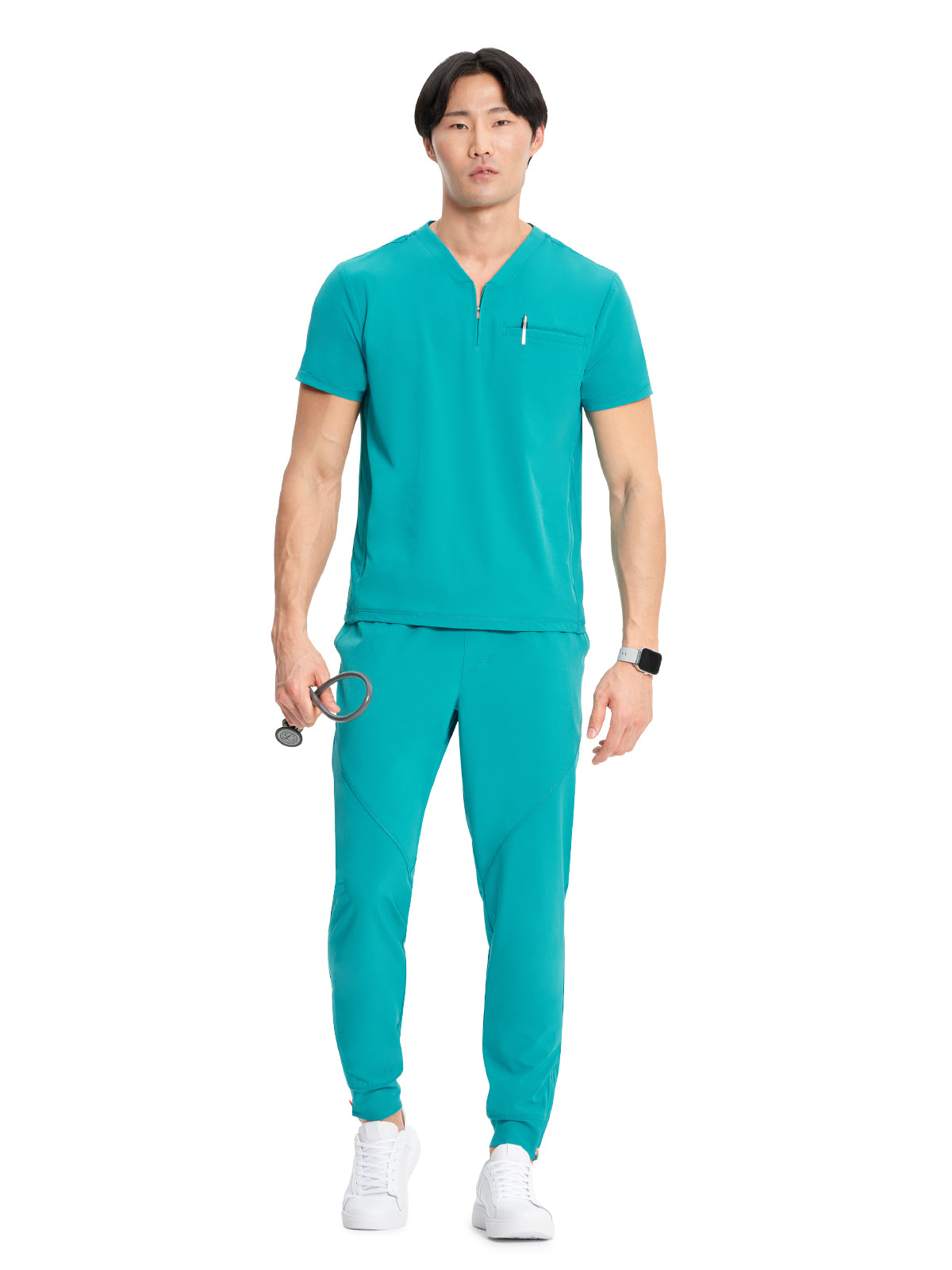 Men's V-Neck Scrub Top