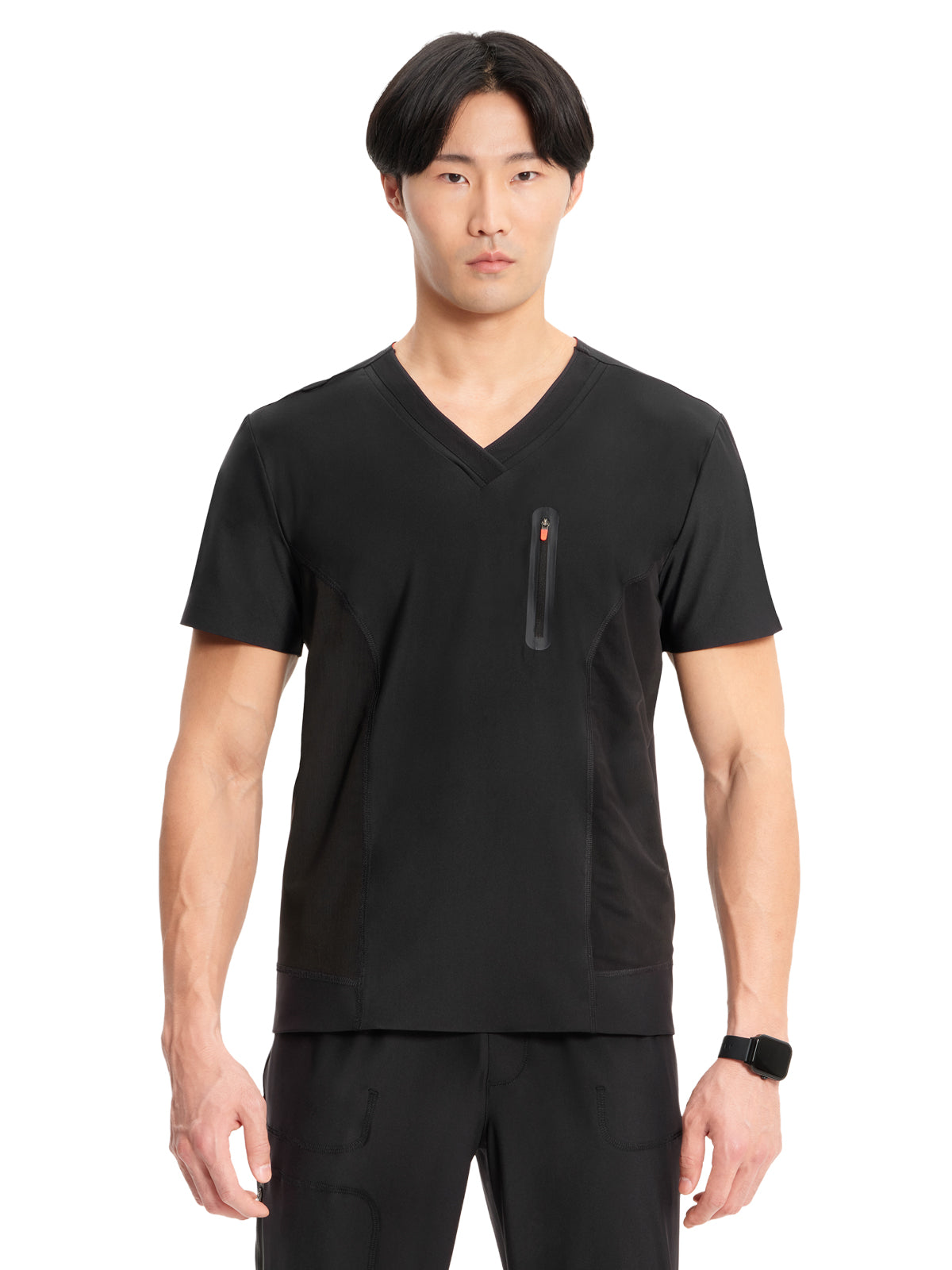 Men's 3-Pocket V-Neck Scrub Top