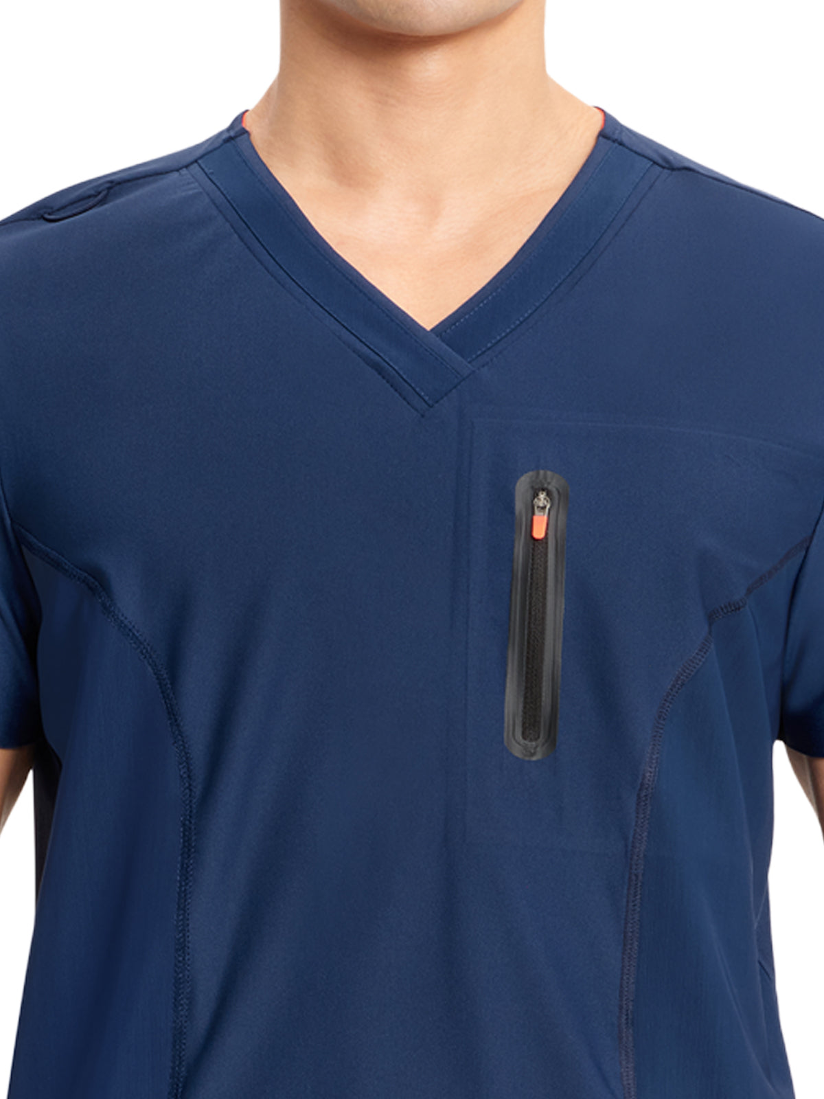 Men's 3-Pocket V-Neck Scrub Top