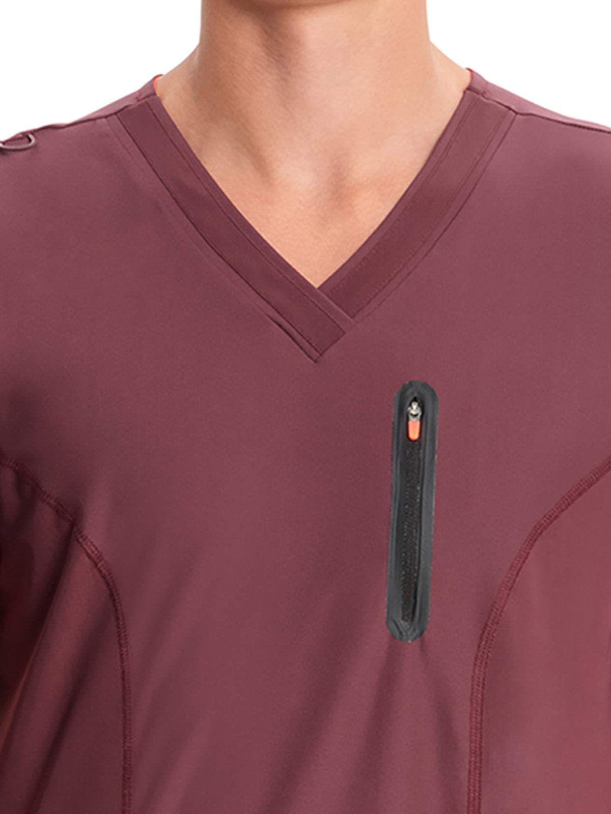 Men's 3-Pocket V-Neck Scrub Top