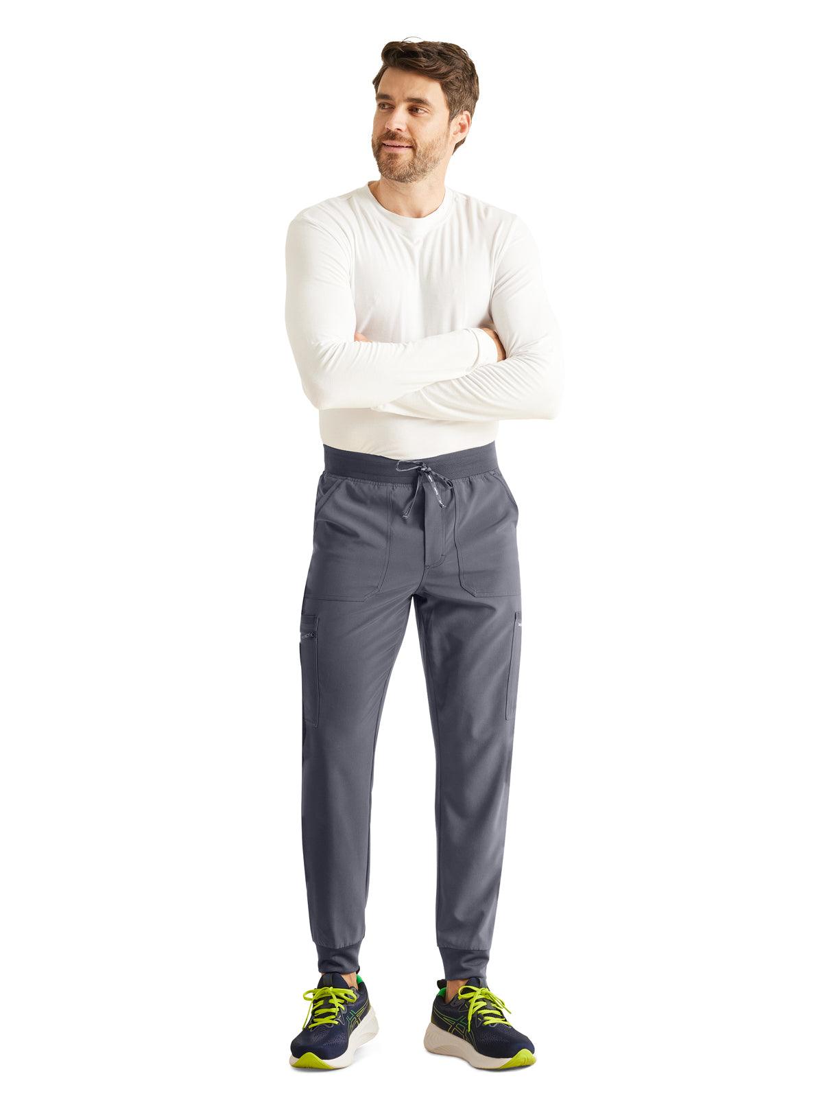 Men's 7-Pocket Mid Rise Jogger Scrub Pant