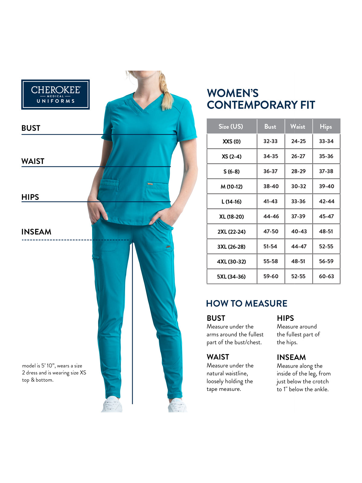 Women's 4-Pocket Straight Leg Scrub Pant