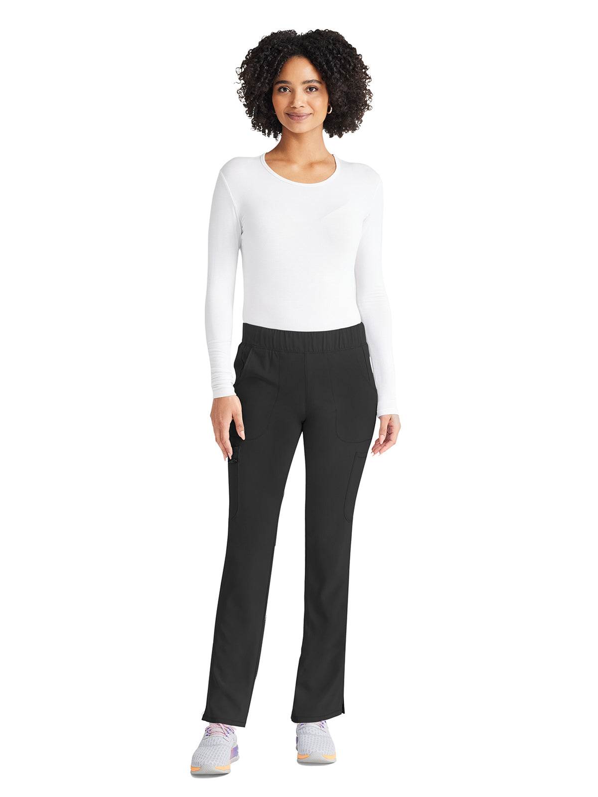 Women's 8-Pocket Mid Rise Scrub Pant