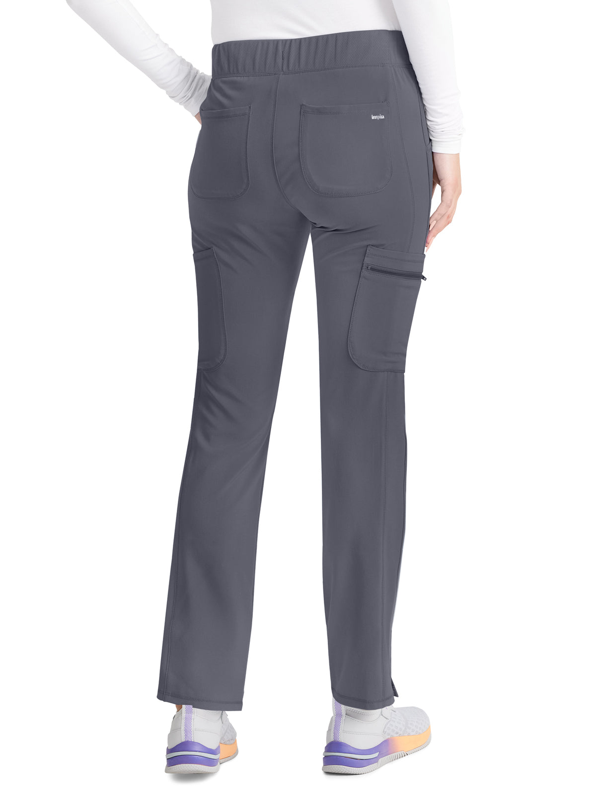 Women's 8-Pocket Mid Rise Scrub Pant