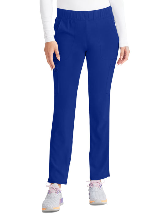 Women's 8-Pocket Mid Rise Scrub Pant