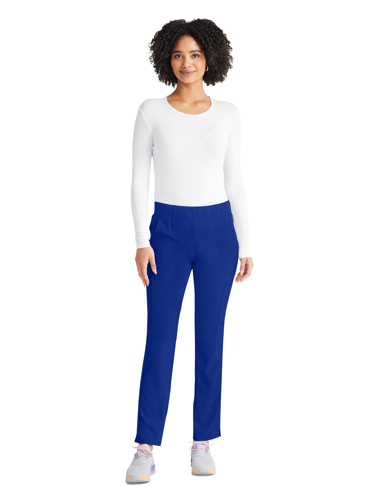 Women's 8-Pocket Mid Rise Scrub Pant