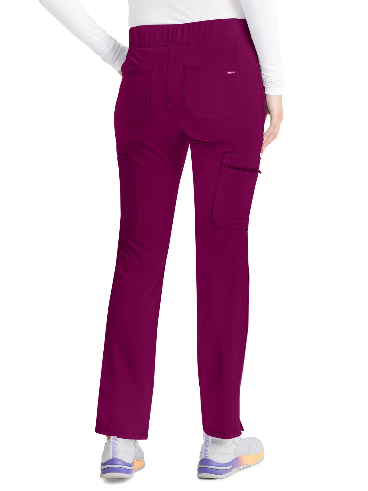 Women's 8-Pocket Mid Rise Scrub Pant