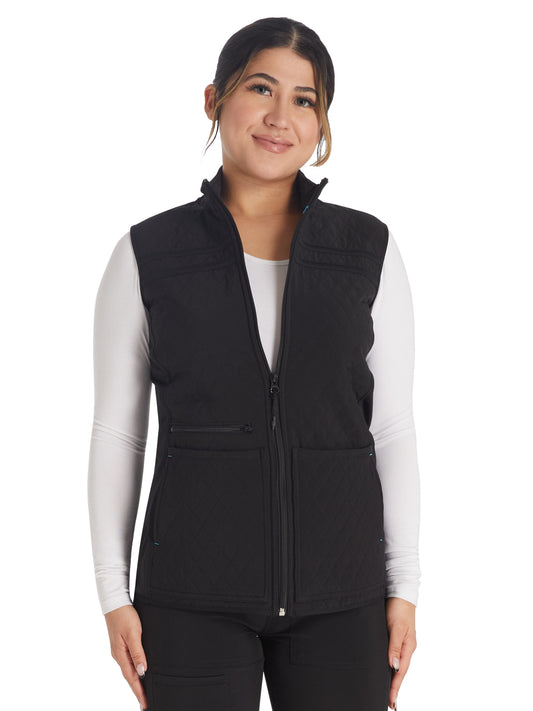 Women's 3-Pocket Zip Front Vest